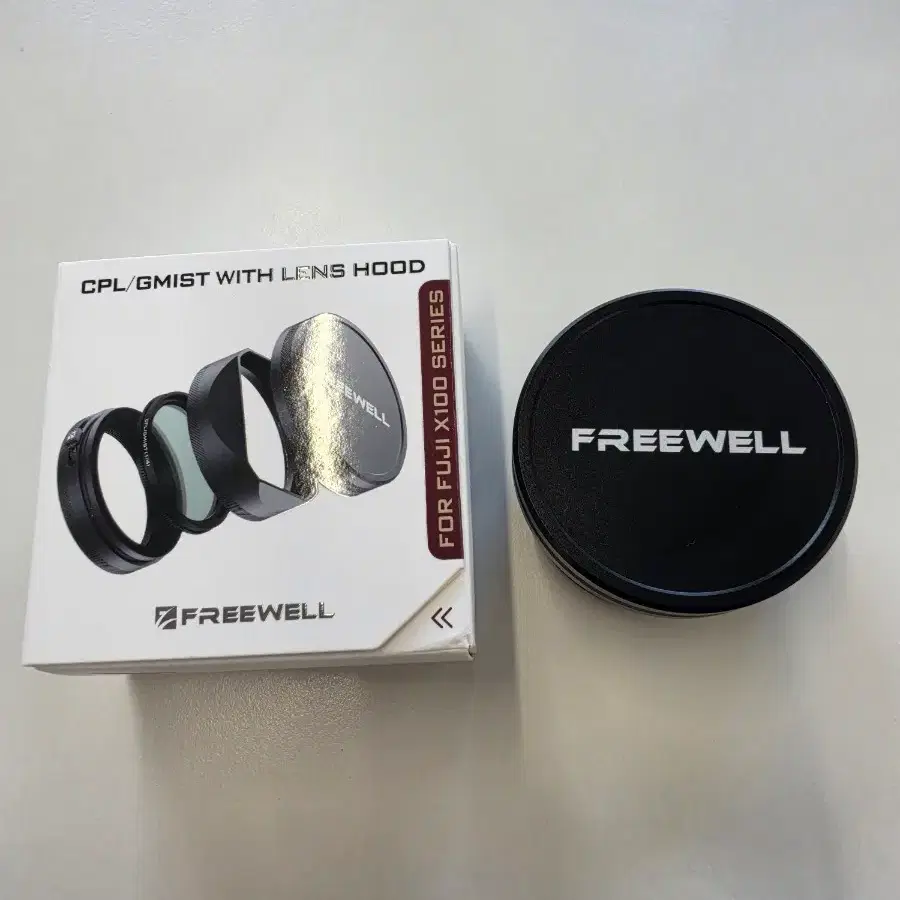 [단순개봉] 후지필름 X100vi용 Freewell CPL 필터 + 후드 + 캡 풀박스