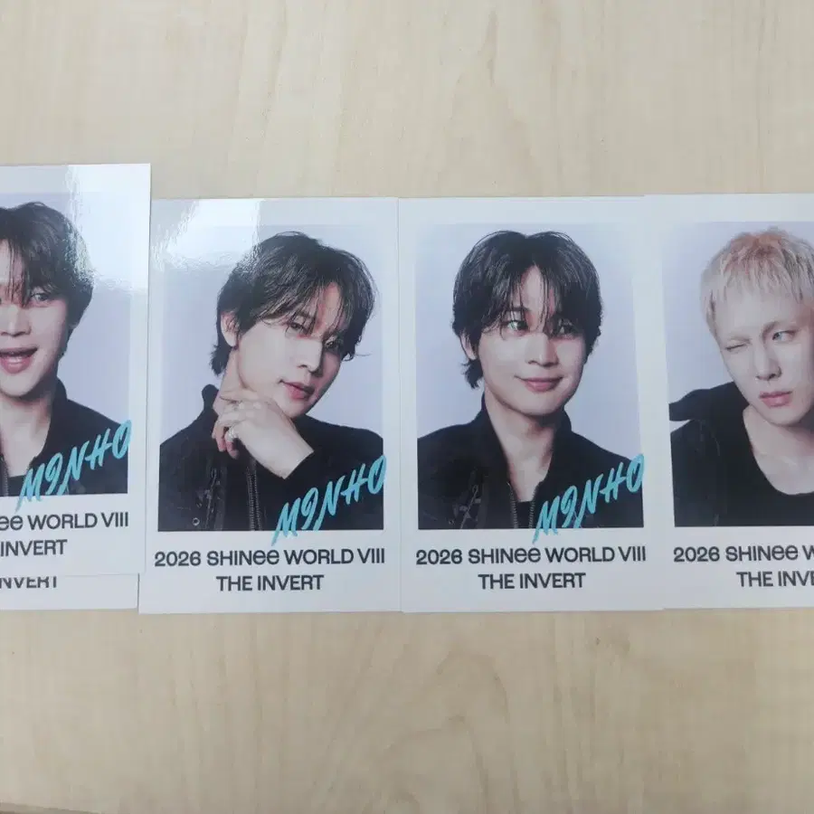 샤이니 민호 키 기범 트레이딩카드