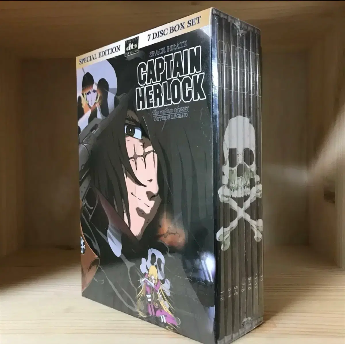 우주 해적 캡틴 하록 전편 박스세트 (7disc) DVD 새상품