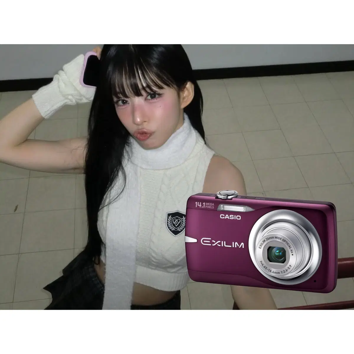 (이채영,아이사pick) 카시오 Exilim EX-Z550