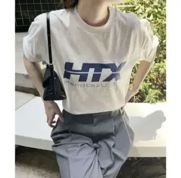 [미사용] 저널 스탠다드 [HANDTEX] 프린트 로고 T