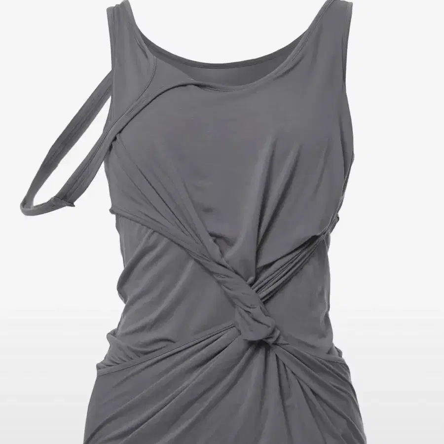 flareup Asymmetrical Sleeveless (FL-173_Gray)