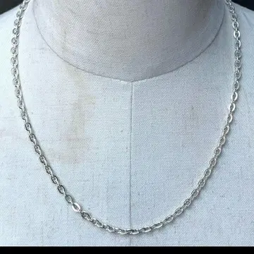 OVAL CHAIN NECKLACE -SILVER925- 목걸이