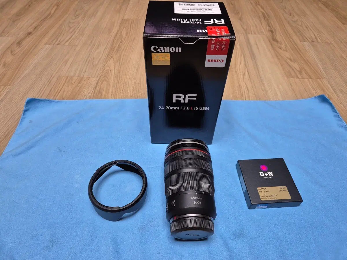 캐논 RF 24-70mm F2.8 L IS USM 렌즈(S급) + 필터