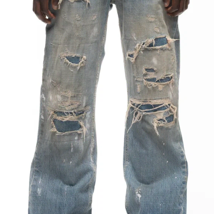 노페이스 스튜디오 ITALIAN SEWN & WORN BOOTCUT DENIM 사이즈 M
