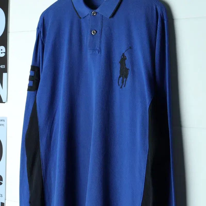 (XL-2XL) 폴로 랄프로렌 카라 긴팔티셔츠 빅포니 럭비-H37707
