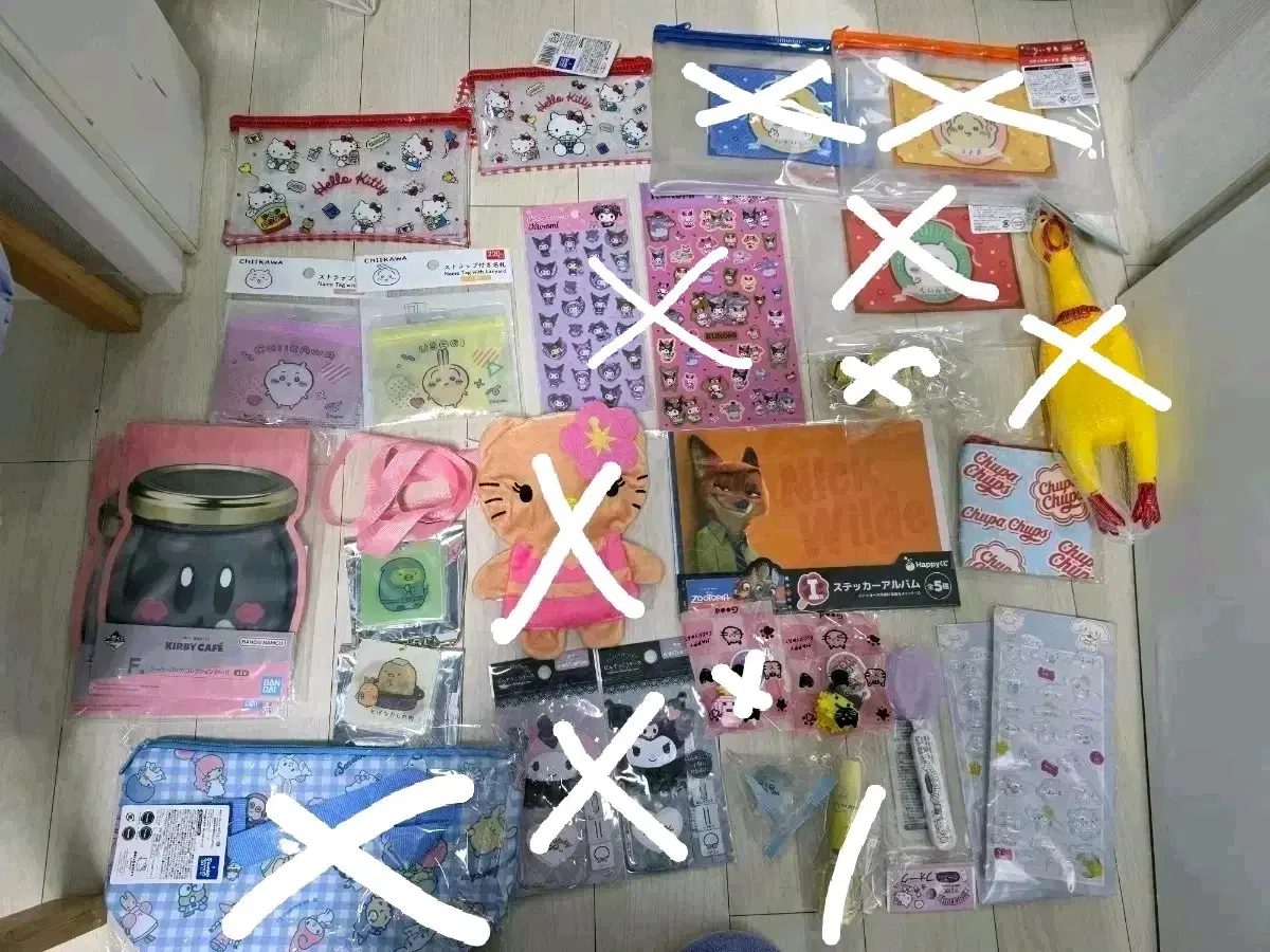 산리오 스미코구라시 커비 치이카와 먼작귀 굿즈