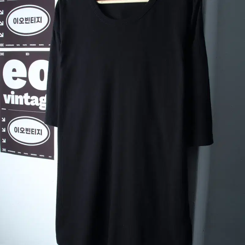 (3XL) 무신사 스탠다드 반팔 티셔츠 빅사이즈 무지 블랙-H37807