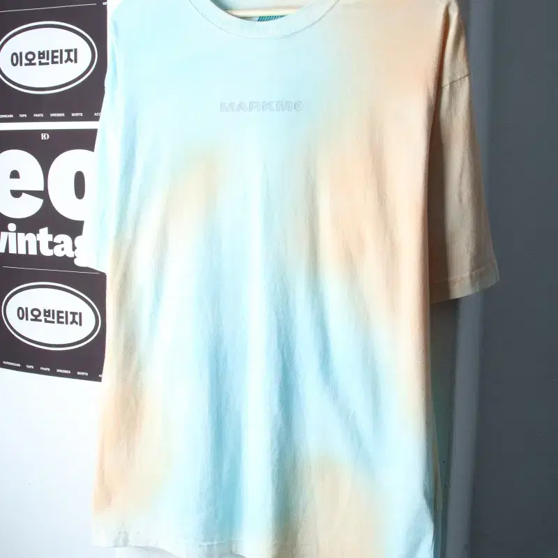 (S-XL) 마크엠 반팔 티셔츠 새상품 타이다이 그라데이션-H37813