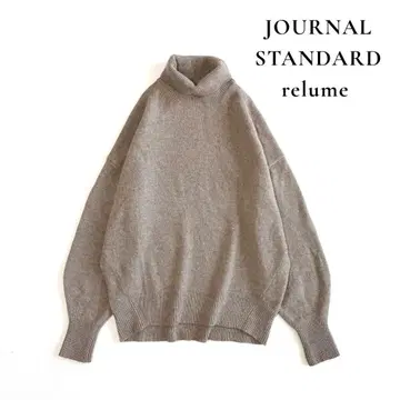 JOURNAL STANDARD relume 터틀 니트 캐시미어 울
