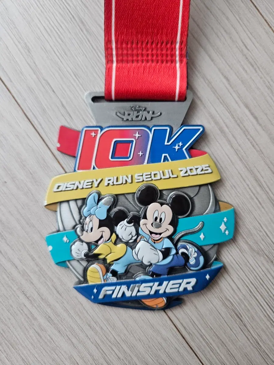 2025 디즈니 마라톤 완주 메달 10km