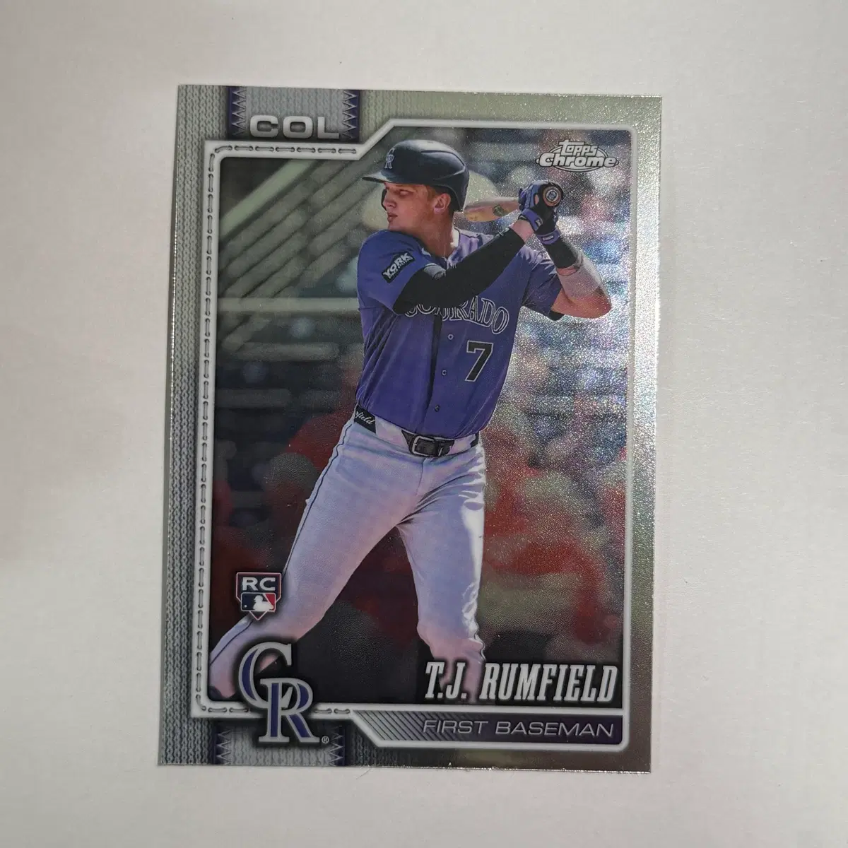 [루키] 콜로라도 로키스 TJ 럼필드 루키 탑스크롬 MLB 야구 카드