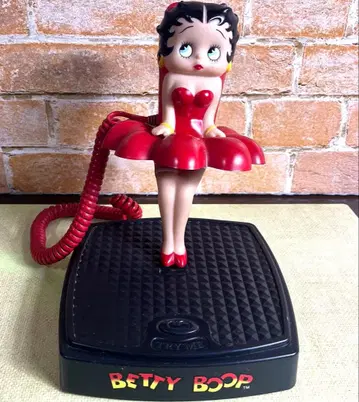 BETTY BOOP 베티 부프 전화기 피규어 토킹 하자품