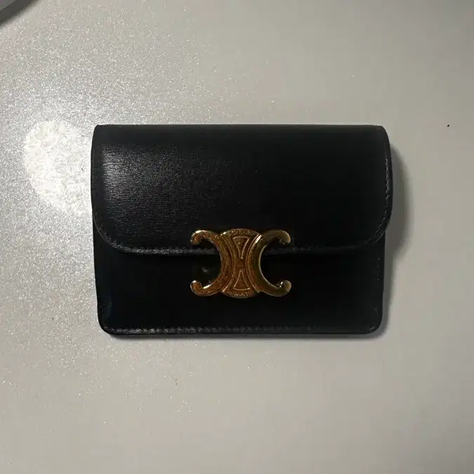 셀린느 카드 홀더 블랙
