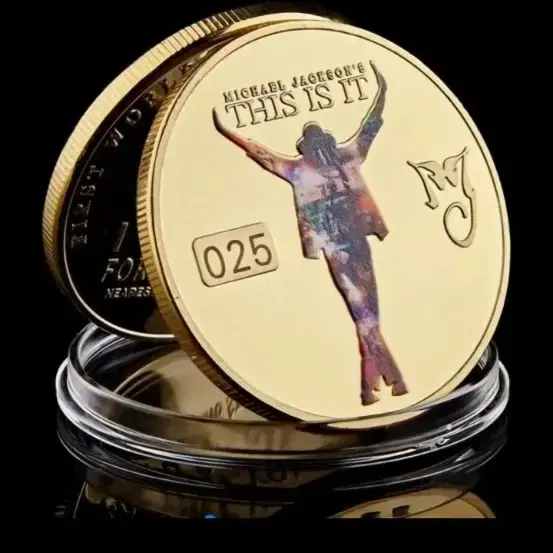 마이클 잭슨 This Is It 한정 코인 팔아요
