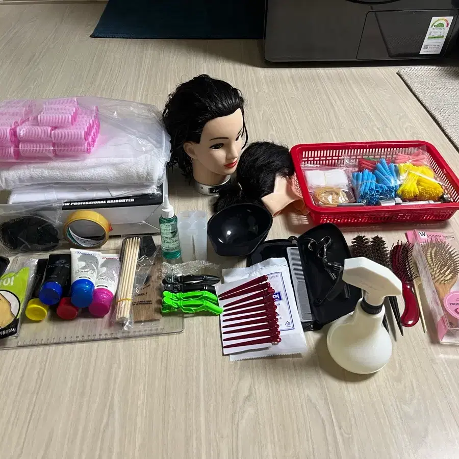헤어 국가자격증 실기 재료 일괄 판매