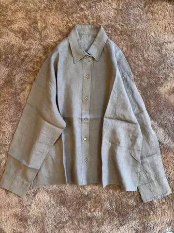 Deuxieme Classe Linen 셔츠 카키