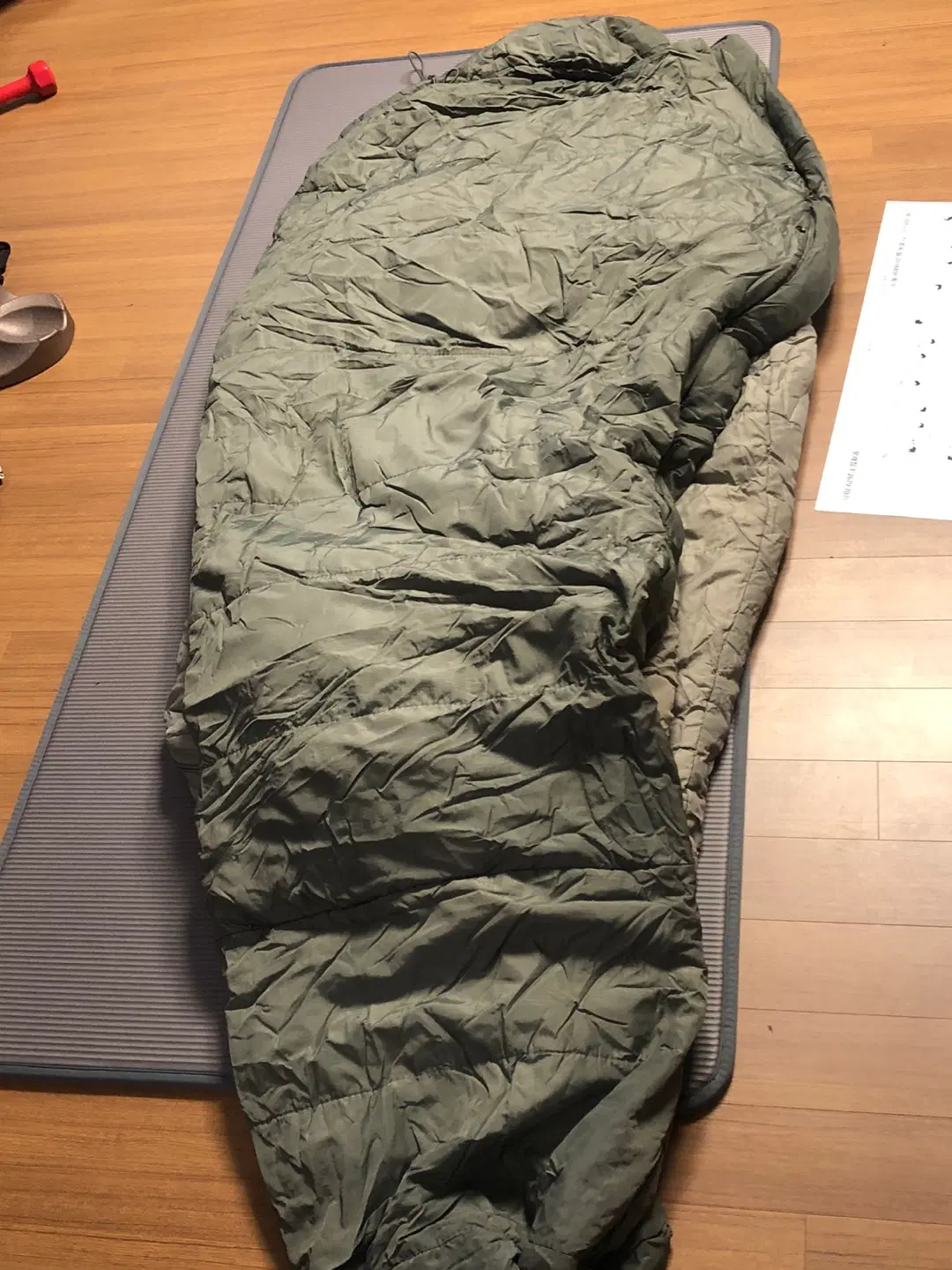 [A+급] 오리지널 미군 테니어 패트롤 하계 침낭 (미해병대/육군 불하품)