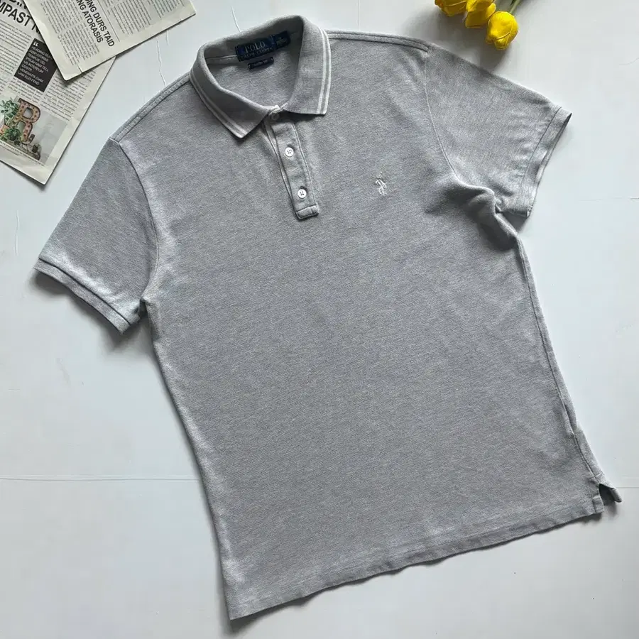 Polo 폴로랄프로렌 멜란지 그레이 PK 카라티
