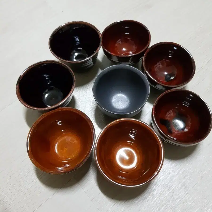 전통주 소주잔8점일괄