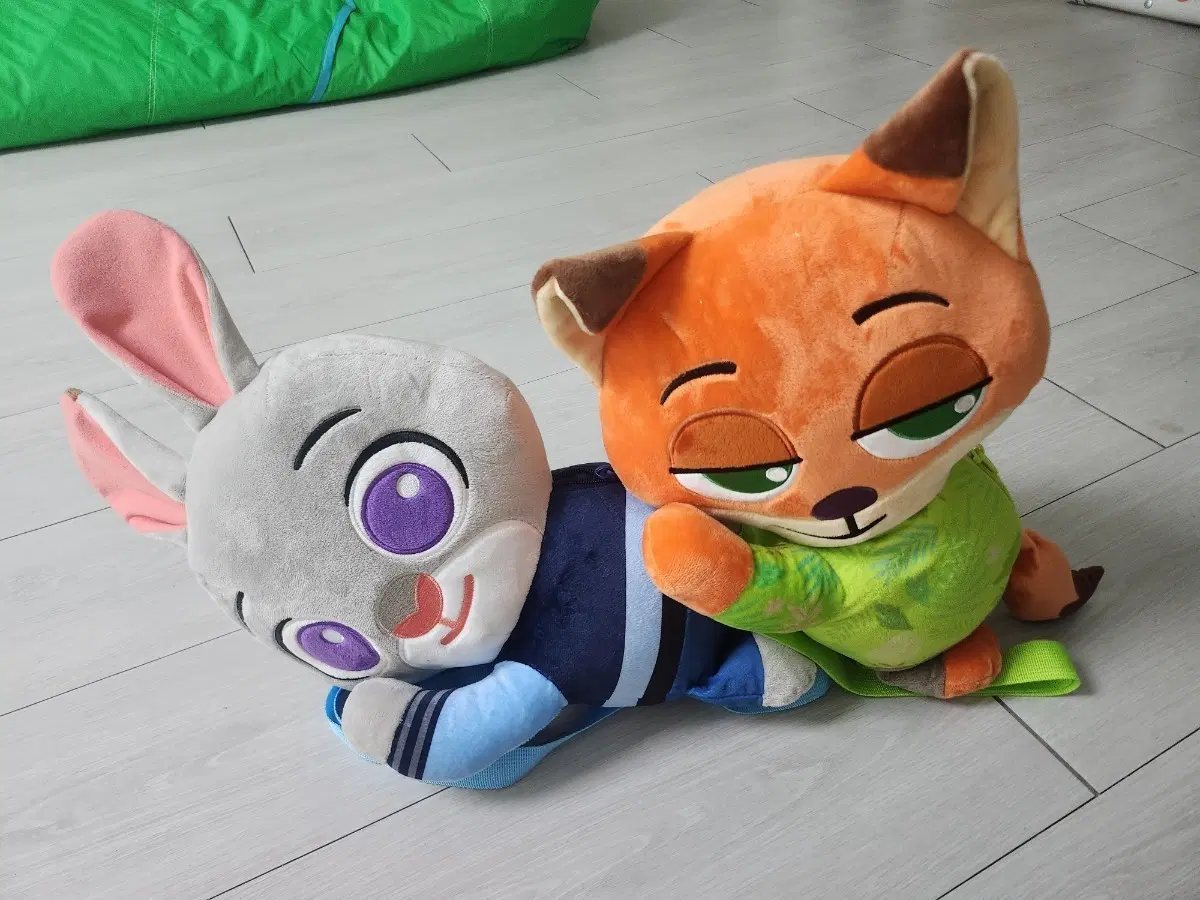 주토피아 닉 주디 인형가방 세트 일괄