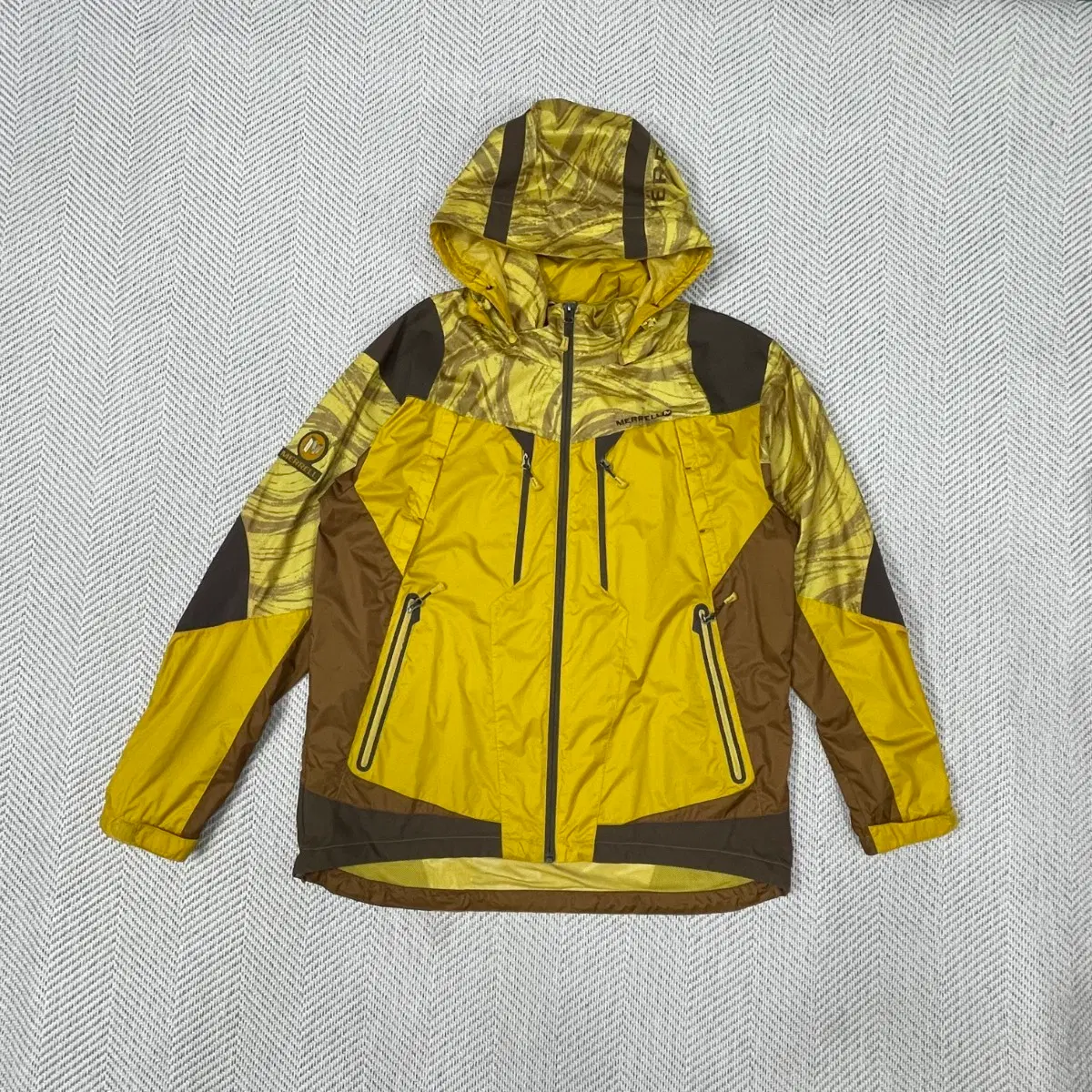 머렐 방풍 기능성 자켓 옐로우/브라운 2XL