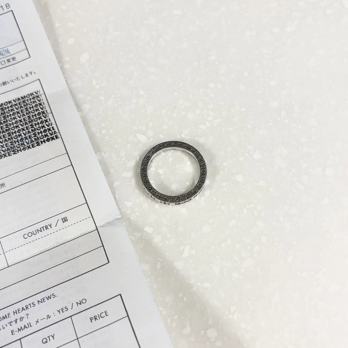 [23호] 크롬하츠 스페이서 퍽유링 3mm