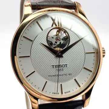 새상품급/작동품 TISSOT 티쏘 손목시계 자동 와인딩 오픈 하트 뒷면 투명