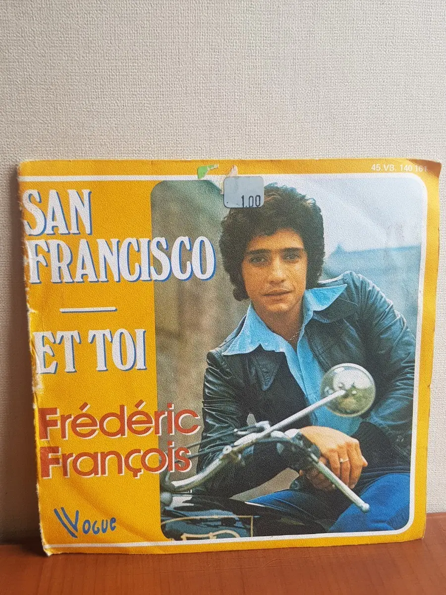 염가음반 샹송 Frederic Francois 독일반 7인치싱글 바이닐vinyl 도넛판 zx