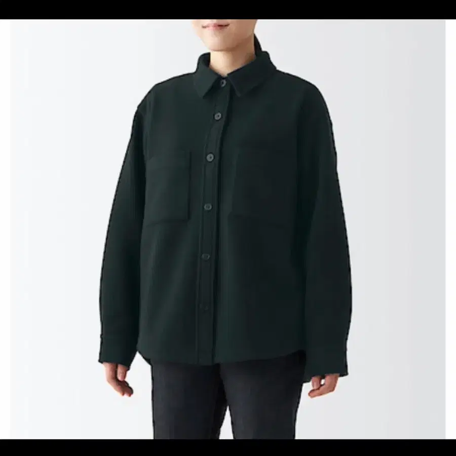 [새상품] 무인양품 기모 자켓 블랙 L (정가 69,900원)