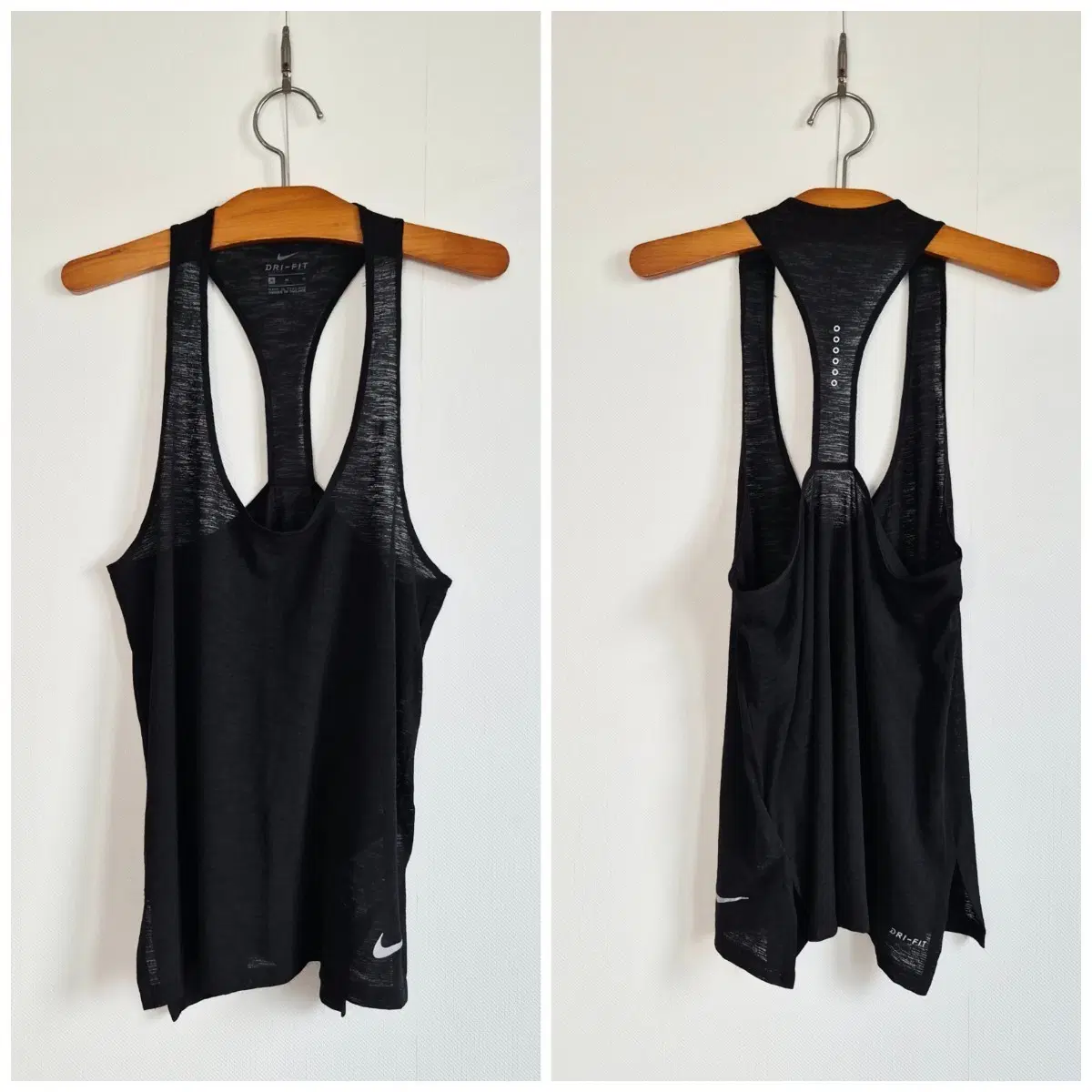 [M] 나이키 블랙 레이서백 탱크탑 / DRI-FIT / Nike