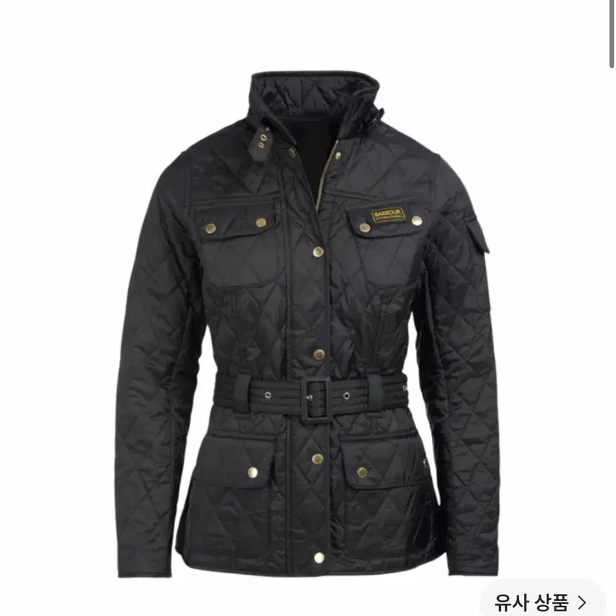 바버 퀼팅 자켓 블랙(w) uk10