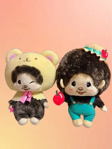 몽치치 봉제 인형 2개 세트