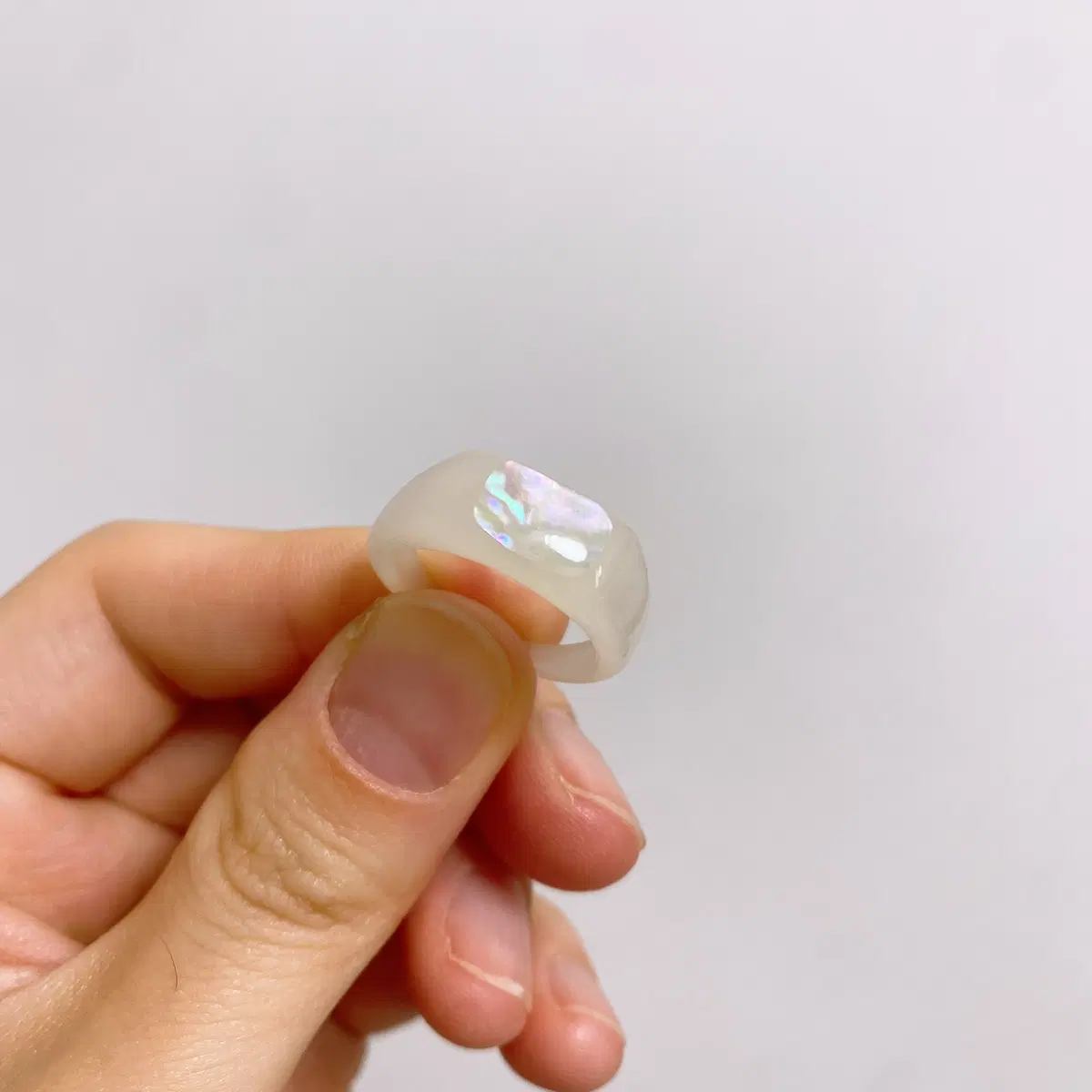 새상품 자개 반지