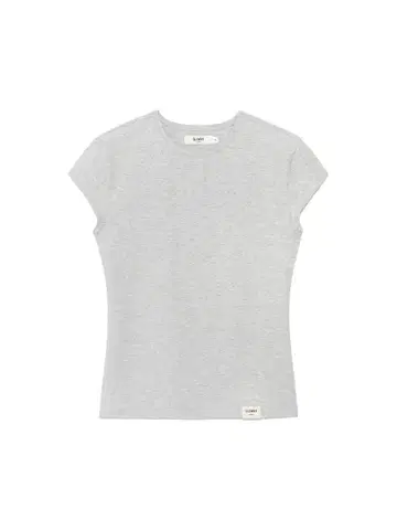 GLOWNY G SLIM TEE (MELANGE GRAY)