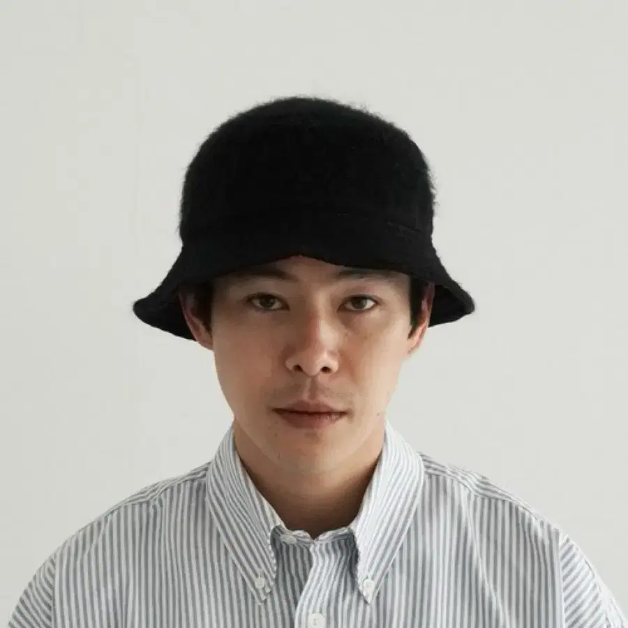 아워레가시 버킷 햇 블랙 모헤어