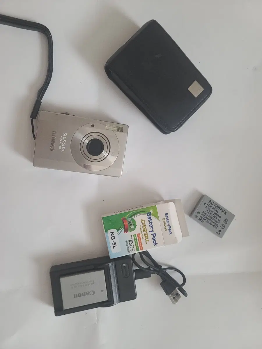 캐논 IXUS 90IS 디지털 카메라 배터리3개