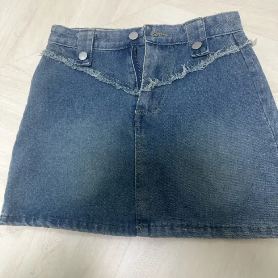 청바지 데님 스커트