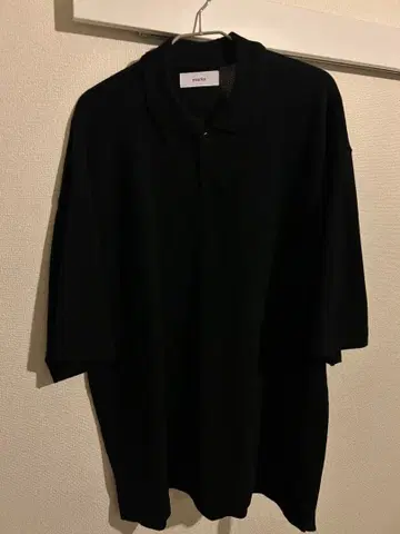 marka 피케 셔츠 블랙