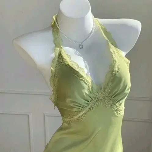 홀터넥 레이스 탑 xl