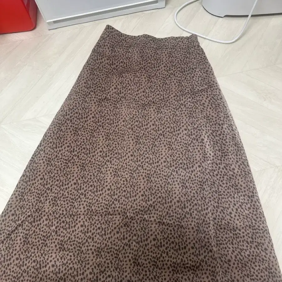 ab.fz호피무늬 롱 스커트