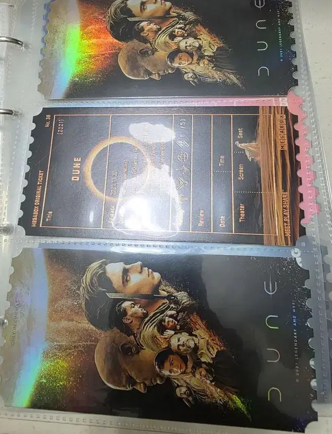 듄1 오티 메가박스 오리지널티켓