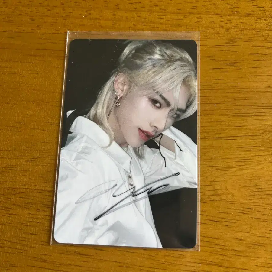 앤더블 제로베이스원 리키 친필 싸인 포카