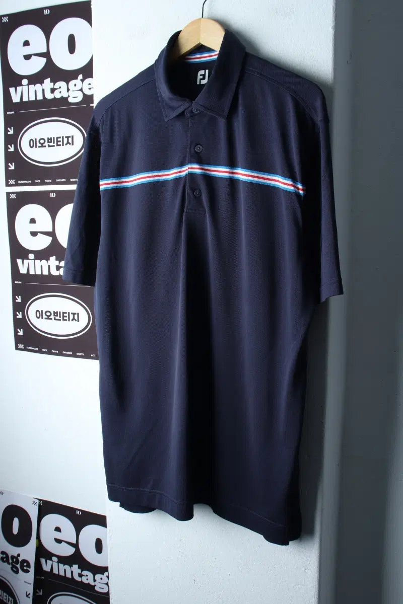 (2XL-3XL) 풋조이 반팔 카라 티셔츠 빅사이즈 골프-H37827