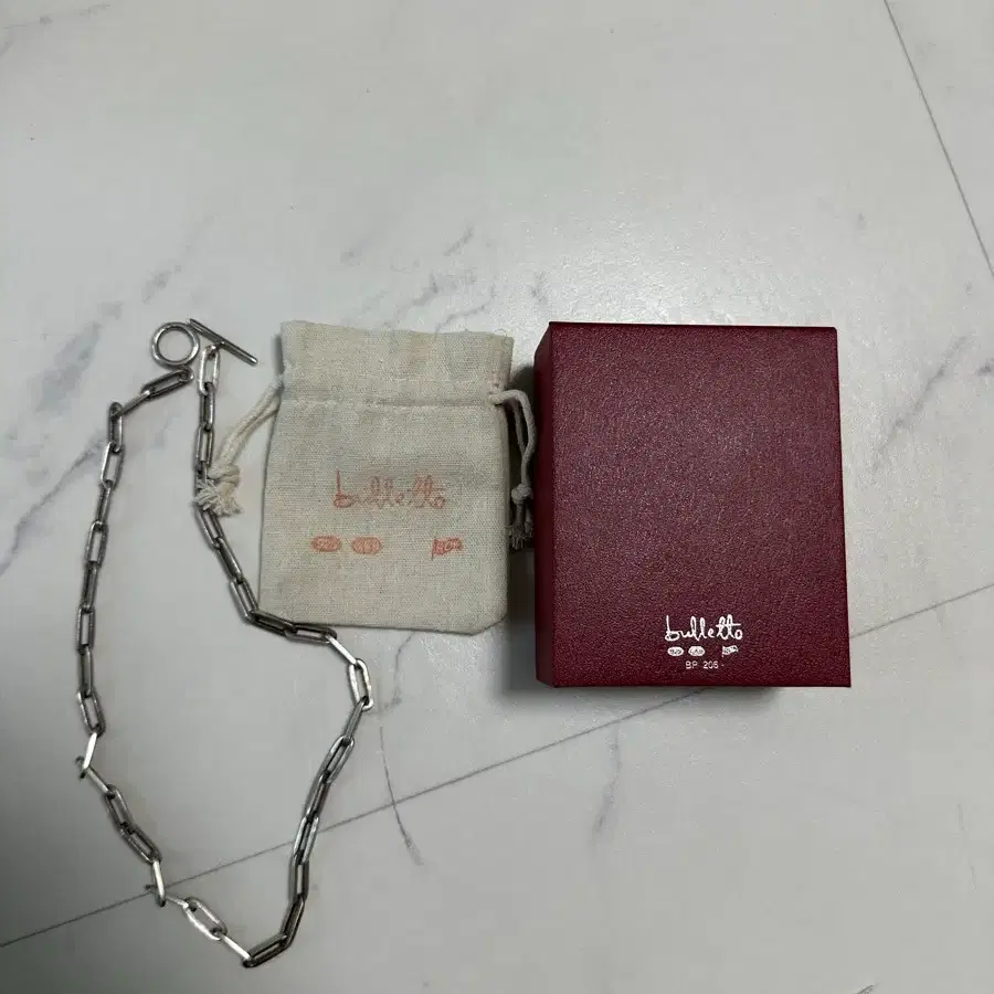 불레또 실버925 목걸이