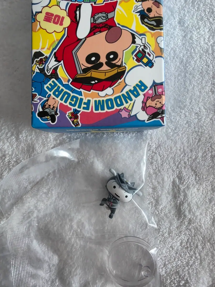 짱구는 못말려 파워레인저 피규어 흰둥이
