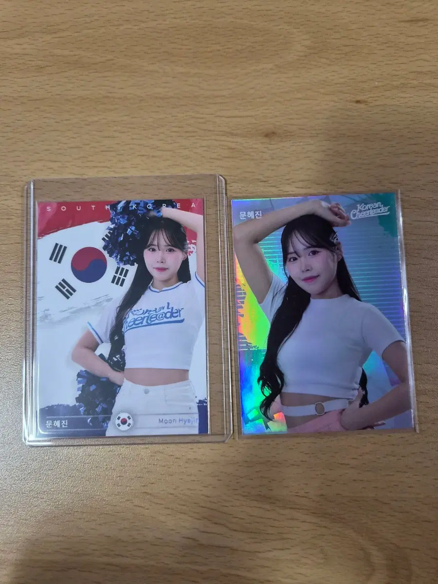 문혜진 치어리더 카드 2종