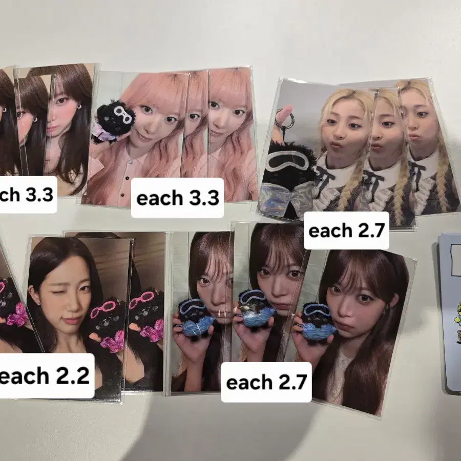 르세라핌 핌즈클럽 시크릿 랩 하이브 팝업 포카 5만원 특전 미공포 양도