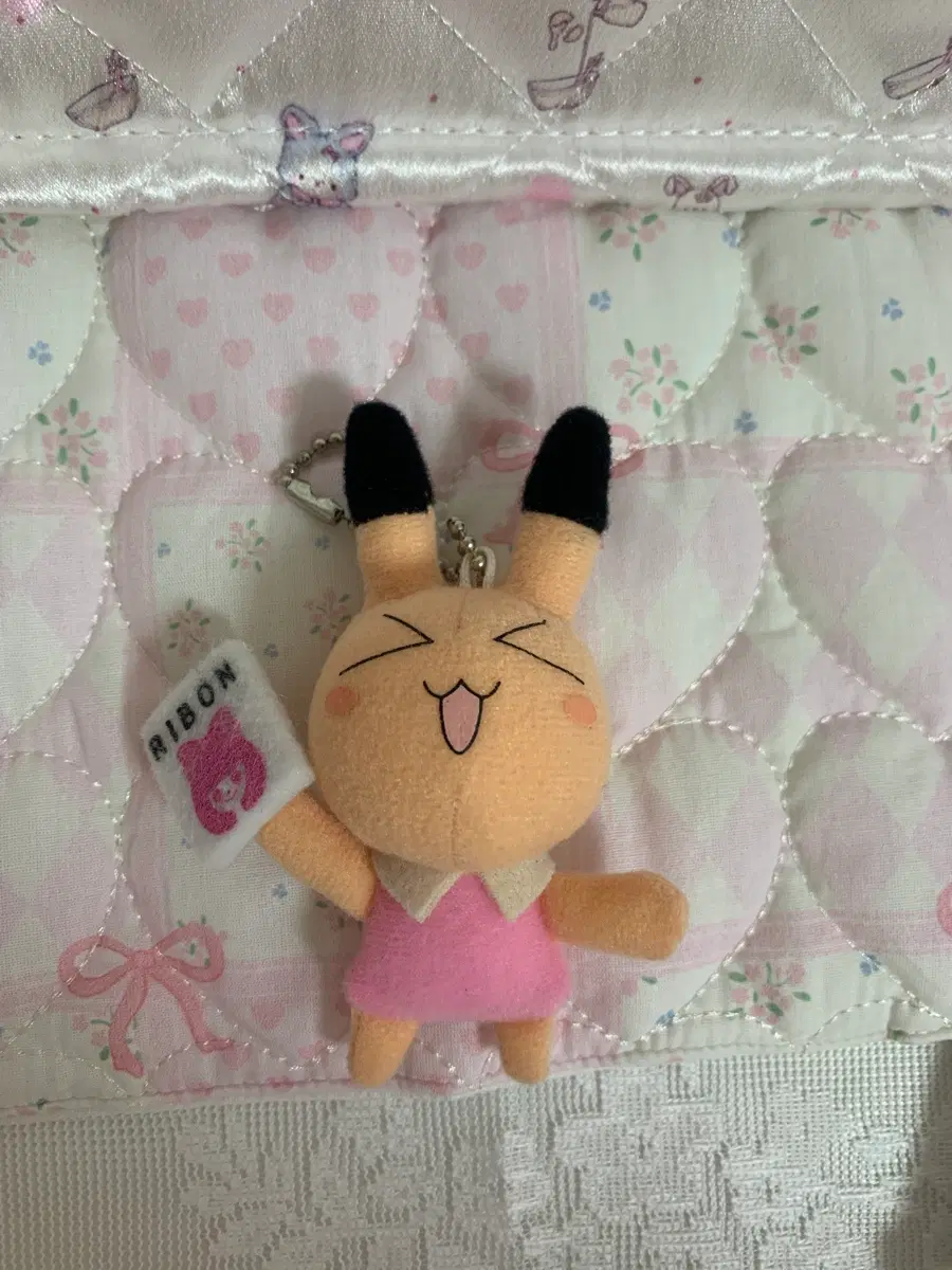 고전 토끼 인형 리본
