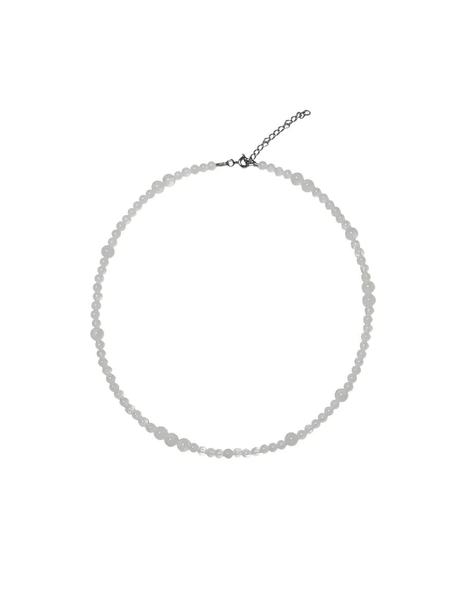 White bubble necklace